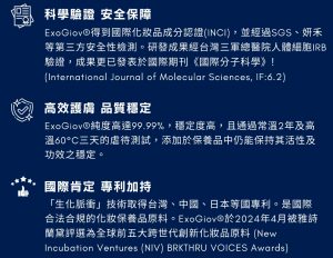 高校賦活生化脈衝外泌體面膜三片組